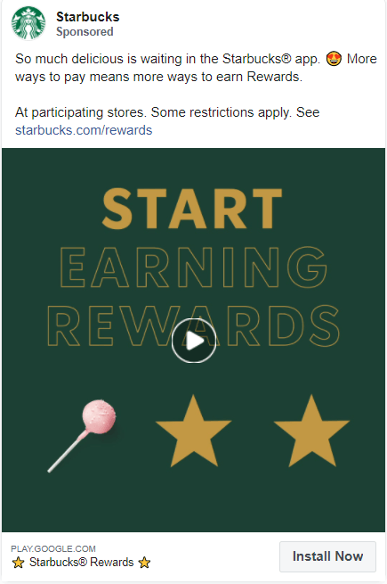 starbucks ad example